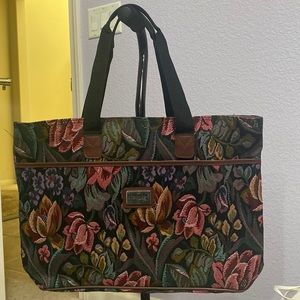 Vintage 80s Hampshire floral tapestry